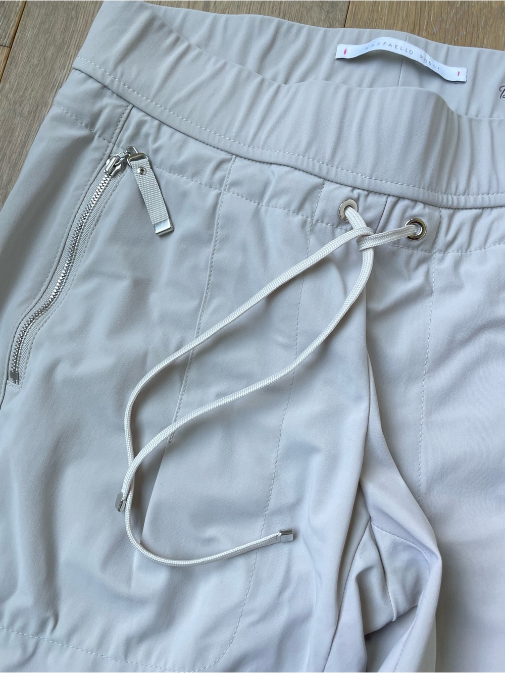 RAFFAELLO ROSSI Light Gray Jogger Pants 24 size 4 - Picture 2 of 7